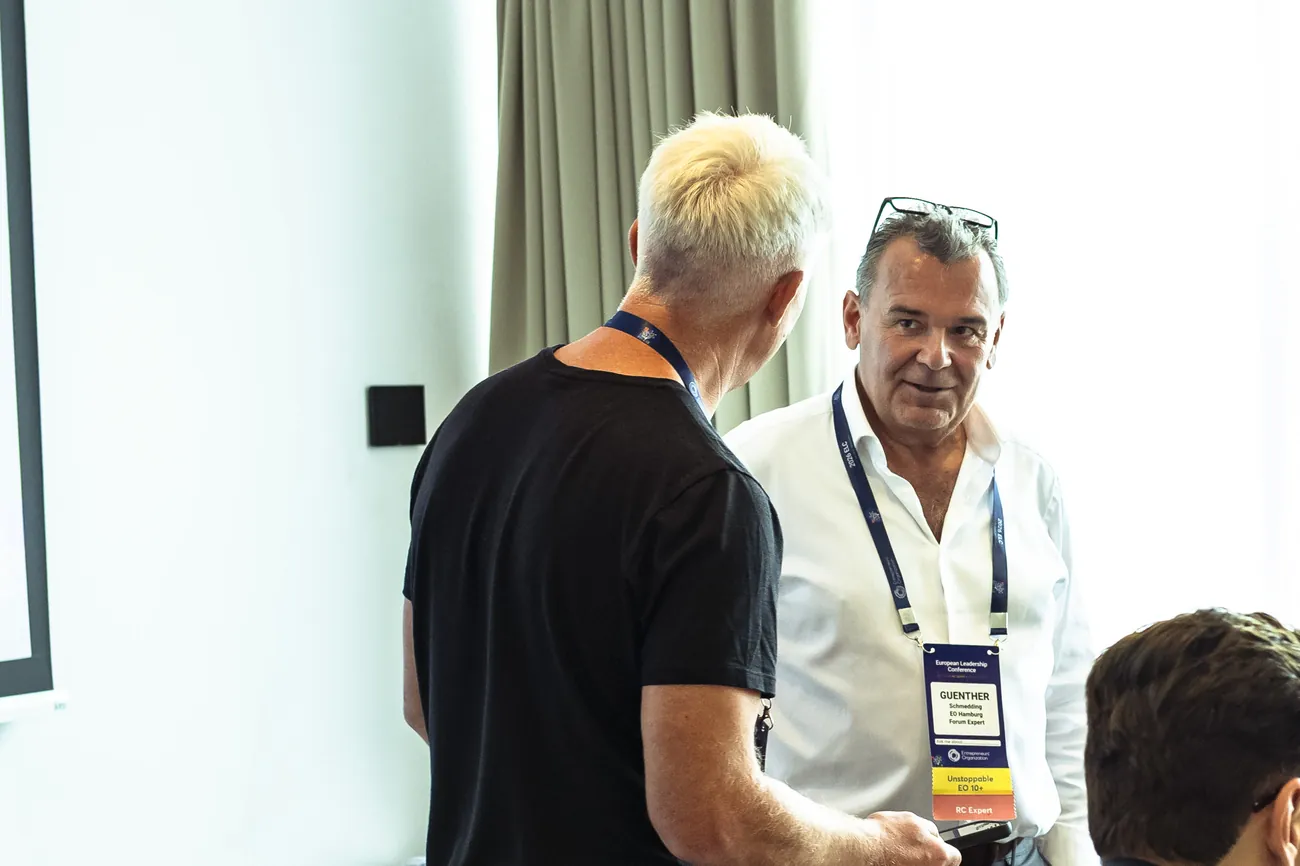 Günther Schmedding als Forum Expert bei der European Leadership Conference der EO